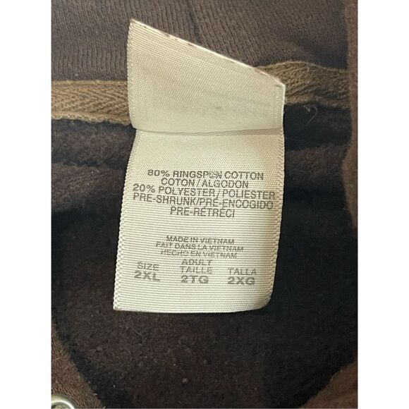Break Through 2XL brown hoodie - Picture 5 of 7
